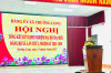 Công an xã Trường Long được khen thưởng vì thành tích  bảo vệ an toàn tuyệt đối Đại hội Đảng bộ xã