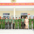Lãnh đạo Công an thành phố Cần Thơ kiểm tra Công an xã Tài Văn và Công an xã Liêu Tú