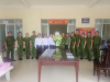 Lãnh đạo xã Lương Tâm chúc mừng Ngày thành lập  lực lượng Công an nhân dân