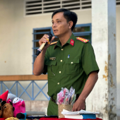 Tuyên truyền an toàn giao thông tại Trường  Trung học cơ sở Lê Quý Đôn