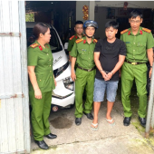 Công an xã Nhơn Ái bắt giữ đối tượng truy nã