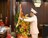 Đoàn đại biểu Đảng ủy Công an Trung ương, Bộ Công an dâng hương tưởng niệm Chủ tịch Hồ Chí Minh