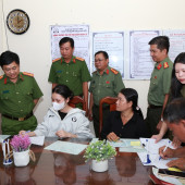Lãnh đạo Công an thành phố kiểm tra Công an xã Tân Thạnh