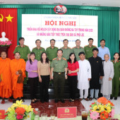 Lãnh đạo Công an TP Cần Thơ dự hội nghị triển khai thực hiện kế hoạch về xây dựng địa bàn không ma túy tại xã Phú Lộc