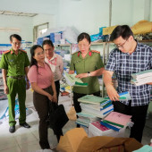 Công an thành phố Cần Thơ phối hợp liên ngành xử lý vi phạm photocopy trái phép trong lĩnh vực xuất bản