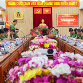Công an thành phố Cần Thơ làm việc với Đoàn công tác của Cục An ninh nội địa, Bộ Công an