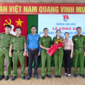 Công an phường Long Bình Thành lập Chi hội Phụ nữ  và Chi đoàn Thanh niên