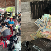 Bắt quả tang 18 đối tượng đánh bạc trực tuyến tại xã Phú Hữu