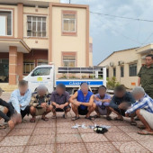 Công an xã Tân Bình triệt xóa điểm đá gà trực tuyến