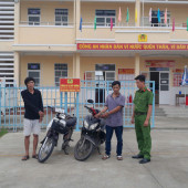 Công an xã Mỹ Hương khám phá nhanh vụ trộm cắp tài sản