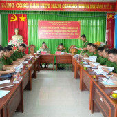 Lãnh đạo Công an Thành phố kiểm tra các mặt công tác Công an xã An Ninh