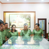 Khảo sát Nhà truyền thống lực lượng Công an thành phố Cần Thơ