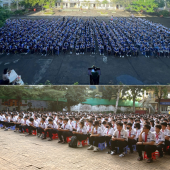 Công an phường Long Tuyền tổ chức tuyên truyền, phổ biến giáo dục pháp luật cho các em học sinh tại các Trường Trung học cơ sở trên địa bàn