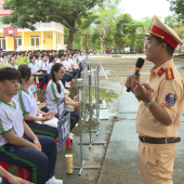Công an thành phố Cần Thơ tăng cường bảo đảm trật tự an toàn giao thông trong lứa tuổi học sinh