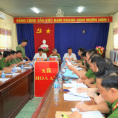 Công an xã Hòa An nỗ lực hoàn thành tốt các chỉ tiêu công tác năm 2025