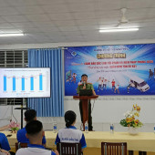 Tuyên truyền, cảnh báo các loại tội phạm và biện pháp phòng ngừa cho tân sinh viên nội trú tại Ký túc xá Đại học Cần Thơ.