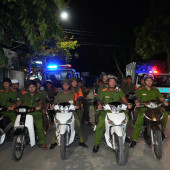 Lực lượng Công an cơ sở tiếp tục tăng cường tuần tra,  giữ vững an ninh, trật tự trên địa bàn