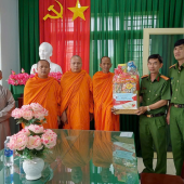 Công an xã Trường Thành phát huy phong trào toàn dân bảo vệ an ninh Tổ quốc trong đồng bào dân tộc khmer
