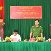Đảm bảo thực hiện tốt quy chế phối hợp giữa Công an xã Lương Tâm  với các địa bàn giáp ranh