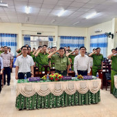 Công an phường An Bình tổng kết cao điểm tấn công, trấn áp tội phạm và bảo đảm an ninh, trật tự các ngày lễ lớn, Đại hội Đảng.
