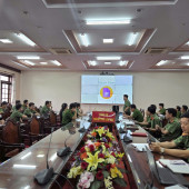 Phòng Tham mưu tổ chức lớp tập huấn phần mềm Quản lý văn bản và điều hành tác nghiệp cho Công an các đơn vị