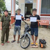 Công an xã Tân Bình tuần tra phát hiện 02 đối tượng trộm cắp tài sản