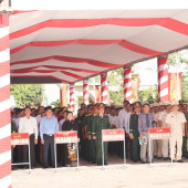 Trang nghiêm Lễ truy điệu, an táng 21 hài cốt liệt sĩ tại thành phố Cần Thơ