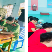 Công an phường An Bình tích cực tham gia Ngày hội hiến máu nhân đạo - một nghĩa cử cao đẹp vì cộng đồng.