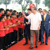 Bộ Công an khởi công xây dựng Sân vận động PVF