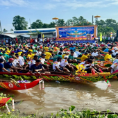 Đảm bảo an ninh, trật tự Giải đua ghe Ngo – mừng Lễ hội Óoc-Om-Bóc năm 2025 tại phường Vị Tân và xã Tài Văn