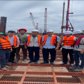Tăng cường đảm bảo an ninh tại công trường Cầu Đại Ngãi