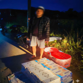 Phát hiện 1.170 gói thuốc lá điếu nhập lậu tại xã Kế Sách