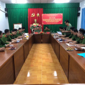 Công an xã Đại Ngãi tổ chức Hội nghị sơ kết công tác Công an quý III  và 9 tháng năm 2025; đối thoại giữa Đảng ủy, Ban Chỉ huy  với cán bộ, chiến sĩ, đoàn viên, hội viên