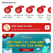Hướng dẫn chi tiết góp ý dự thảo các văn kiện Đại hội XIV của Đảng trên ứng dụng VNeID