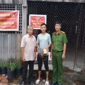Công an phường Vị Tân quyết tâm ngăn chặn xung điện đánh bắt thủy sản