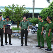 Lãnh đạo Công an TP Cần Thơ tiếp tục khảo sát cơ sở vật chất tại Công an các địa phương