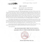 Chương trình “Như chưa hề có cuộc chia ly” gửi thư cảm ơn Công an TP Cần Thơ hỗ trợ tra cứu phục vụ hoạt động tìm kiếm thân nhân thất lạc