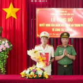 Công an thành phố Cần Thơ tổ chức Lễ Công bố quyết định điều động cán bộ