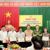 Công an các địa phương bảo đảm an ninh, trật tự tại “Ngày hội Đại đoàn kết toàn dân tộc” năm 2025