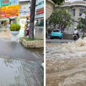 Công an phường Ninh Kiều, Bình Thủy chủ động ứng phó triều cường, khắc phục vỡ đê