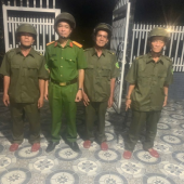 Công an xã Hiệp Hưng đảm bảo an ninh, an toàn buổi tiếp xúc cử tri Đại biểu Hội đồng nhân dân thành phố Cần Thơ