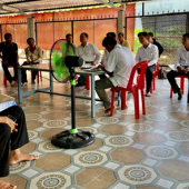 Công an xã Tân Phước Hưng bảo đảm an ninh, trật tự tại công trình cao tốc Châu Đốc – Cần Thơ – Sóc Trăng