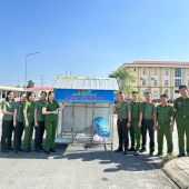 Công an phường Ngã Bảy phát huy vai trò xung kích  của Đoàn – Hội với mô hình “Ngôi nhà xanh”