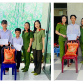 Chi hội Phụ nữ và Chi đoàn Công an phường Đại Thành triển khai mô hình “Mẹ Đỡ Đầu” hỗ trợ trẻ em có hoàn cảnh khó khăn