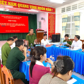 Thẩm định kết quả xây dựng địa bàn không ma túy năm 2025 tại xã Tân Long
