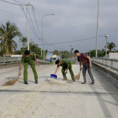 Chi đoàn Công an xã Mỹ Tú phát huy vai trò “tiên phong, xung kích” vì nhân dân phục vụ