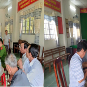 Công an xã Hỏa Lựu đồng hành cùng Nhân dân