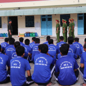 Công an TP Cần Thơ bồi dưỡng, rèn luyện cho học viên Cơ sở cai nghiện ma túy số 2