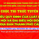 Công an thành phố tích cực tham gia Cuộc thi trực tuyến “Tìm hiểu quy định của Luật Bầu cử đại biểu Quốc hội và đại biểu Hội đồng nhân dân” trên địa bàn thành phố Cần Thơ.