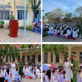 Công an xã Hòa An, Phú Tâm, Phụng Hiệp và Phú Hữu đẩy mạnh tuyên truyền phòng chống ma túy và an toàn trực tuyến